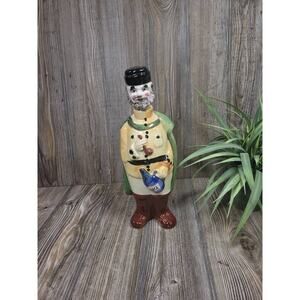 Vintage Vodka Decanter, Arnart Ceramic Russian Man
